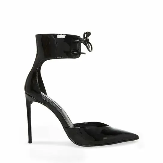 Women MARCIA BLACK PATENT Black Patent Steve Madden Heels