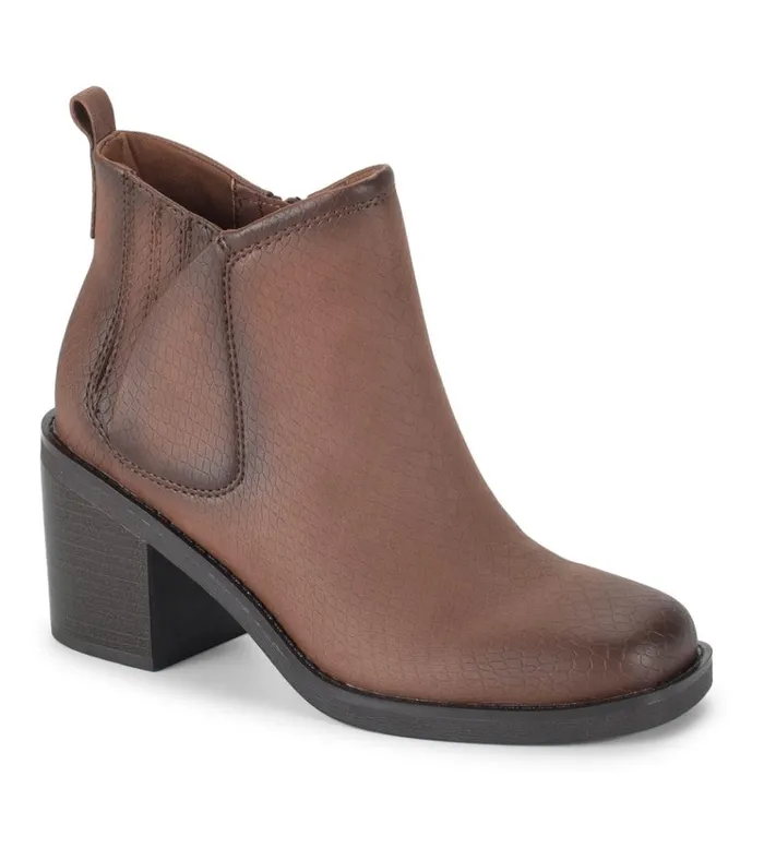 Women Maria Block Heel Bootie Oak Baretraps Booties