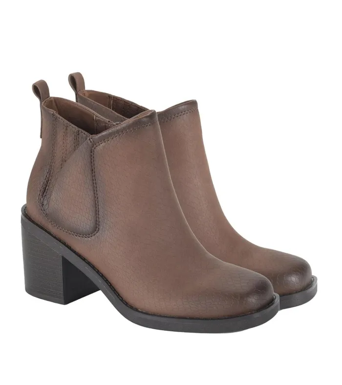 Women Maria Block Heel Bootie Oak Baretraps Booties