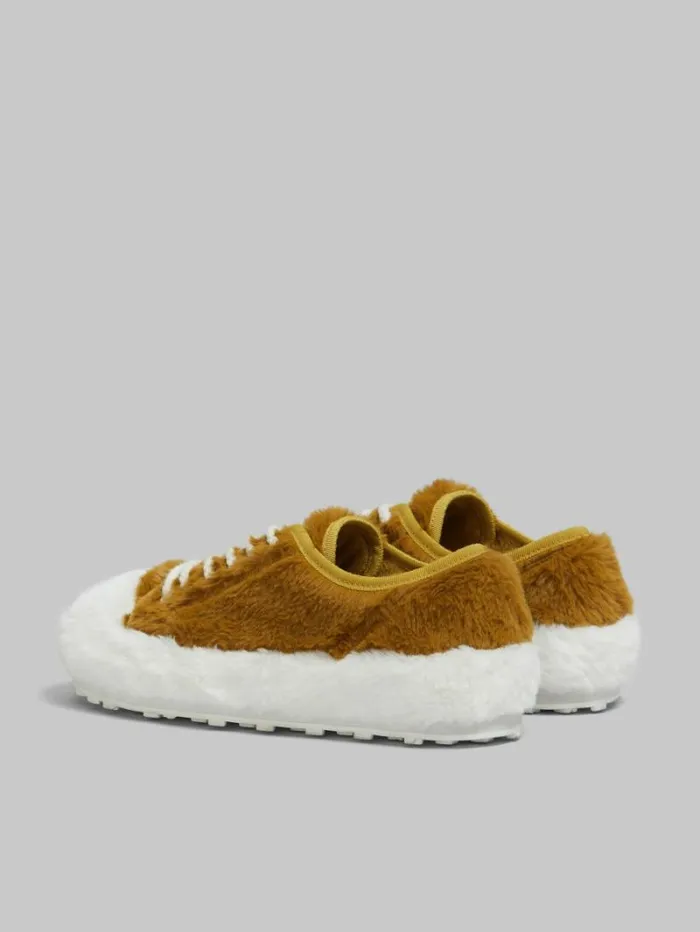 Women Marni Sneakers Beige Teddy Tennis Sneaker