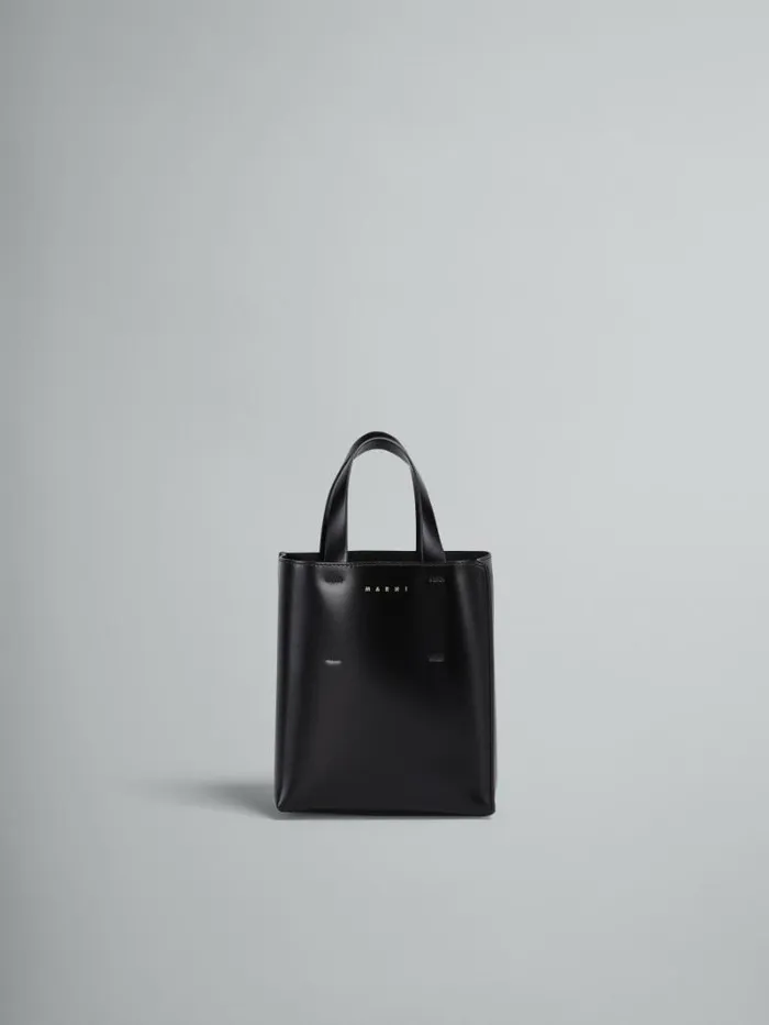 Women Marni Tote Bags Museo Mini Bag In Black Leather