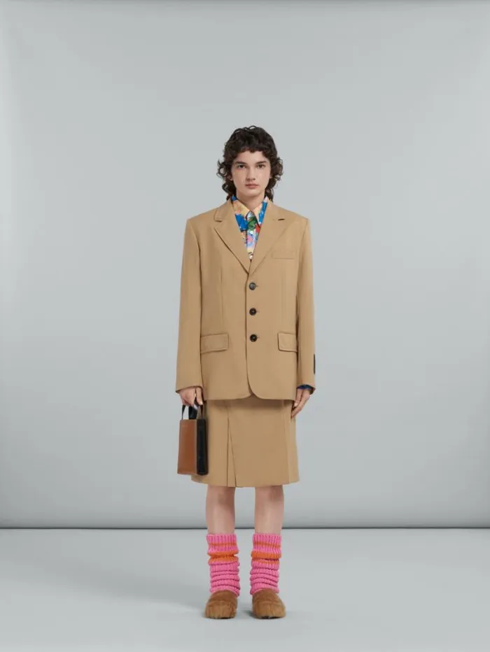 Women Marni Tote Bags Museo Nano Bag In Brown And Black Leather