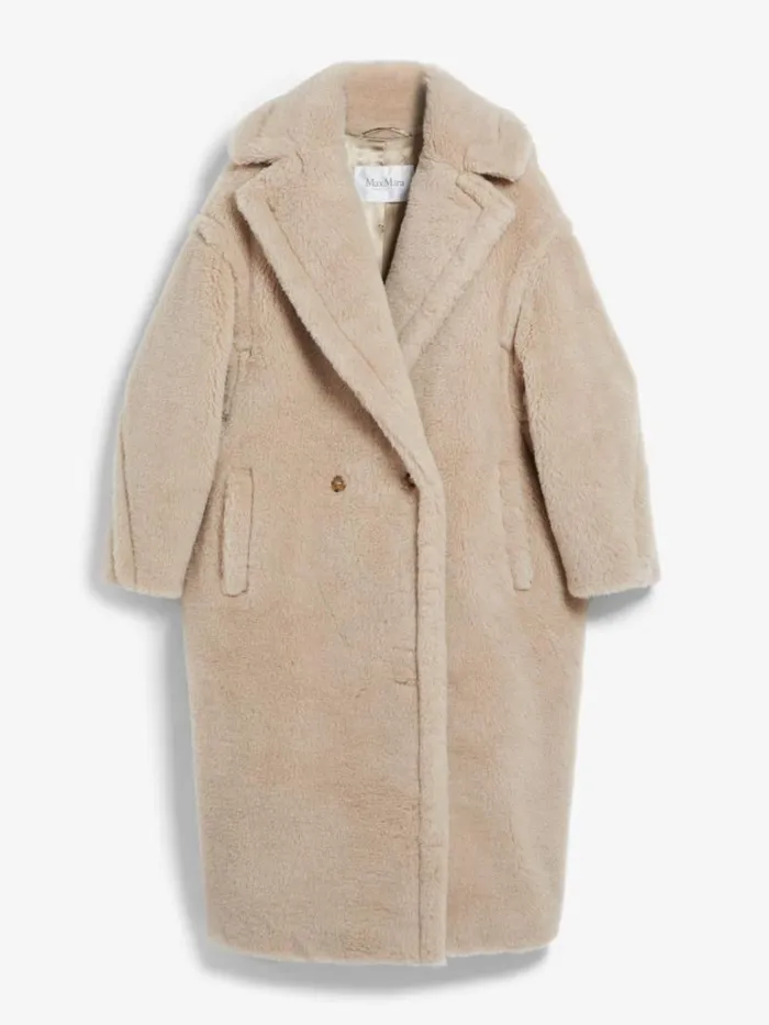 Women Max Mara Coats Teddy Bear Icon Coat Sand