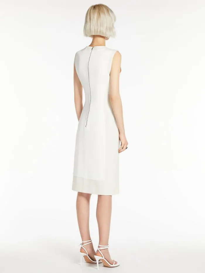 Women Max Mara Dresses Doublecolour Sleeveless Dress White