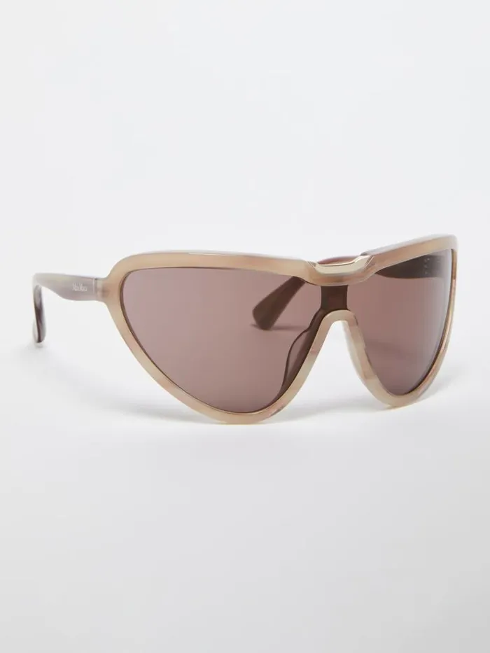 Women Max Mara Eyewear Acetate Sunglasses Beige