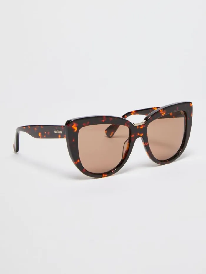 Women Max Mara Eyewear Butterfly Sunglasses Tawny Bronze Brown