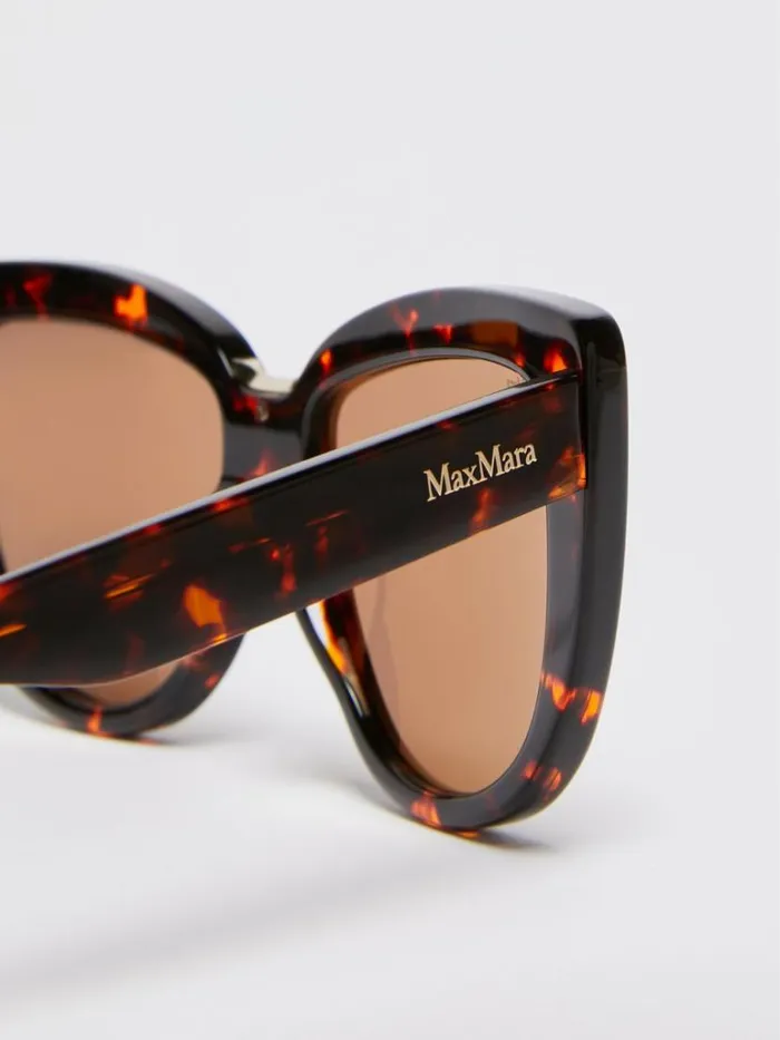 Women Max Mara Eyewear Butterfly Sunglasses Tawny Bronze Brown