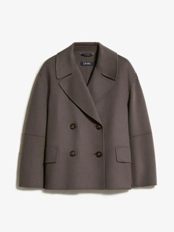Women Max Mara Jackets And Blazers Doublebreasted Wool Jacket Dark Grey
