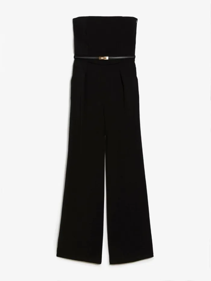 Women Max Mara Jumpsuits Cady Bustier Jumpsuit Black