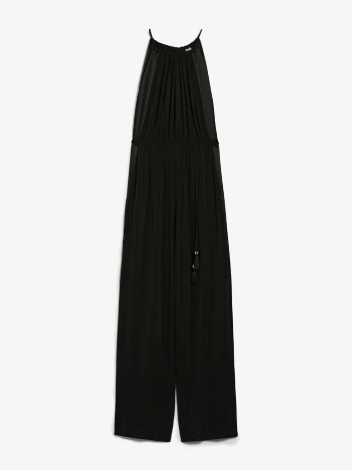 Women Max Mara Jumpsuits Viscose Jersey Jumpsuit Black