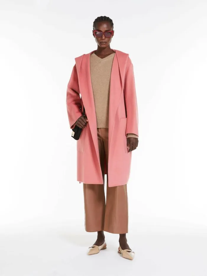 Women Max Mara Knitwear Cashmere Vneck Sweater Camel