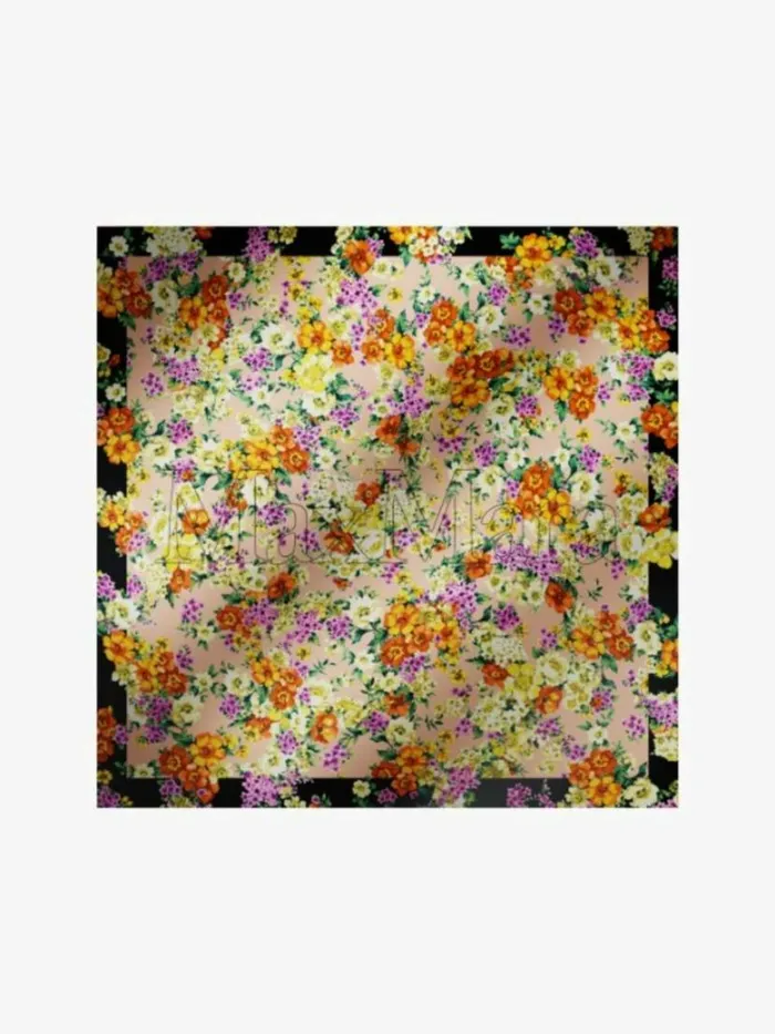 Women Max Mara Scarves And Foulards Printed Silk Foulard Pink