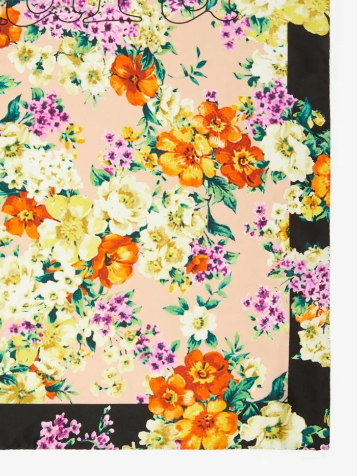 Women Max Mara Scarves And Foulards Printed Silk Foulard Pink
