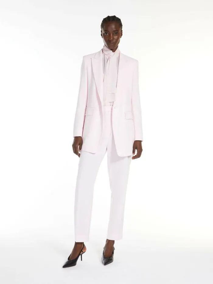 Women Max Mara Suit Sartorial Finished Blazer Pink