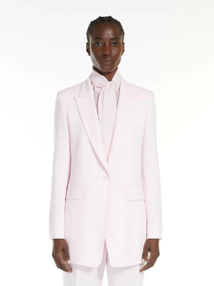 Women Max Mara Suit Sartorial Finished Blazer Pink