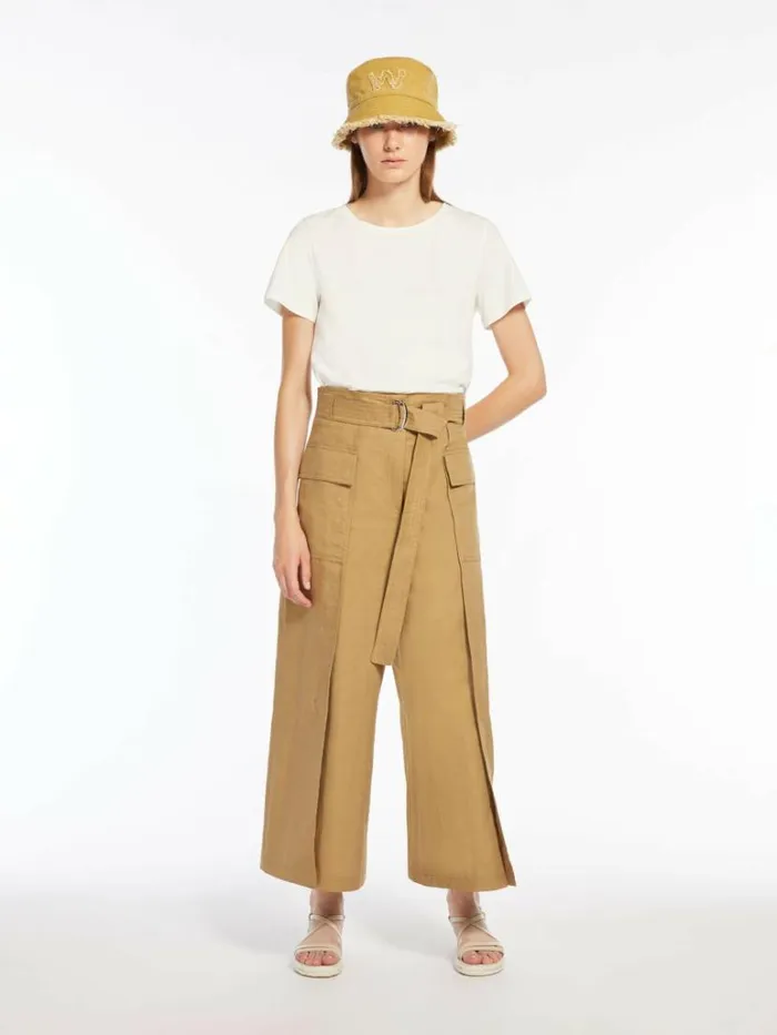 Women Max Mara Tops And Tshirts Organic Cotton Jersey Tshirt White