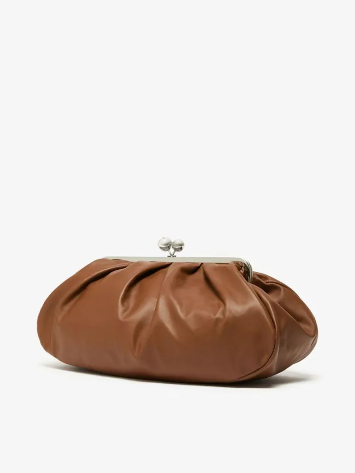 Women Max Mara Weekend Bag Large Pasticcino Bag In Nappa Leather Tobacco