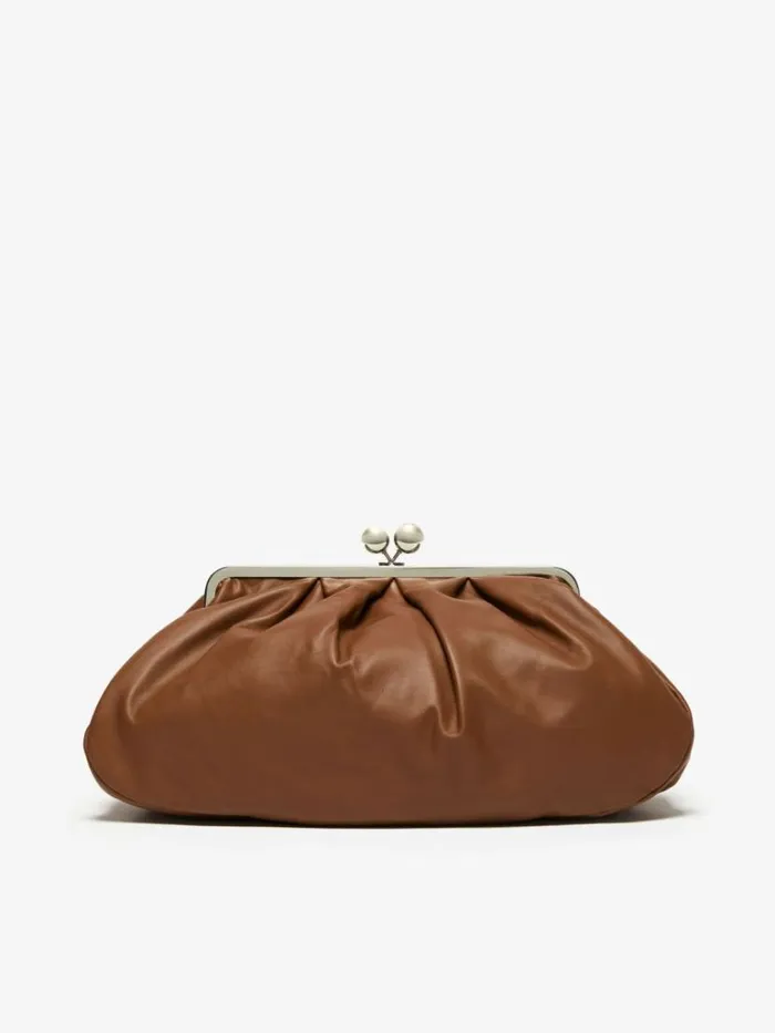 Women Max Mara Weekend Bag Large Pasticcino Bag In Nappa Leather Tobacco