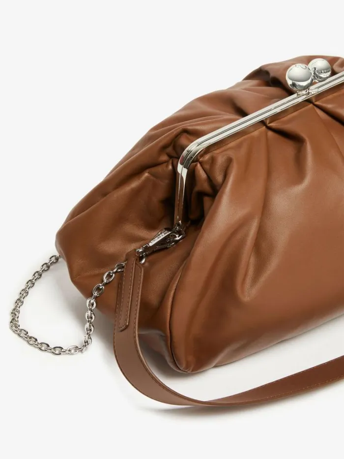 Women Max Mara Weekend Bag Large Pasticcino Bag In Nappa Leather Tobacco