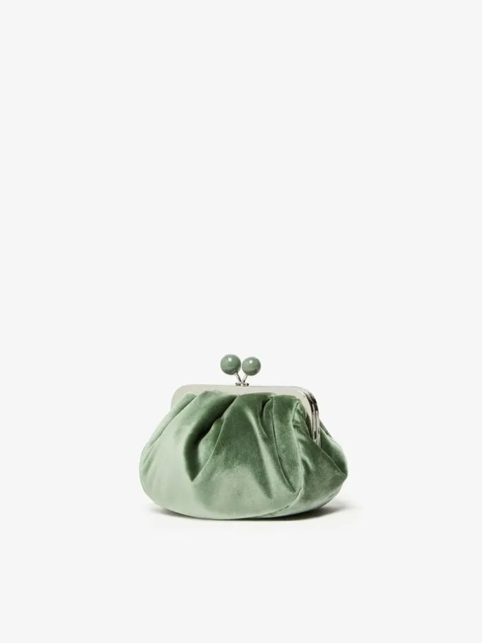 Women Max Mara Weekend Bag Small Velvet Pasticcino Bag Sage Green