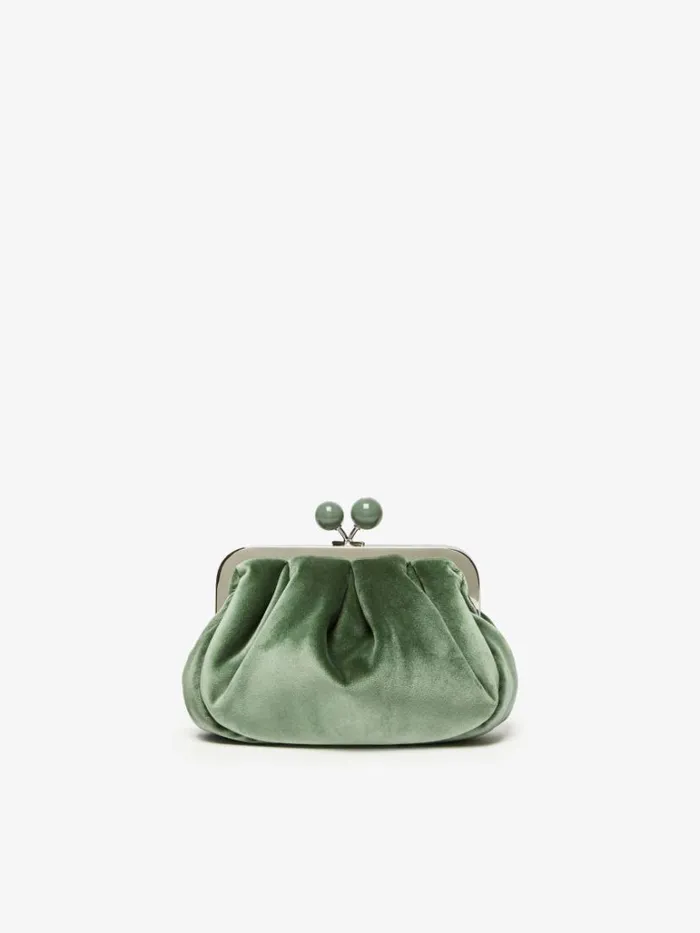 Women Max Mara Weekend Bag Small Velvet Pasticcino Bag Sage Green