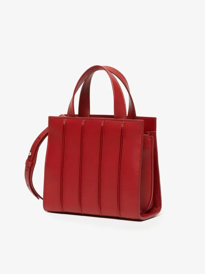 Women Max Mara Whitney Bag Small Leather Whitney Bag Red