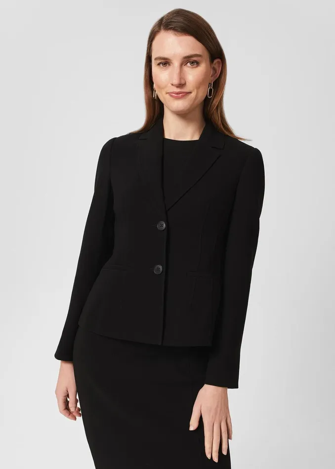 Women Mel Jacket Black Hobbs Suits and CoOrds