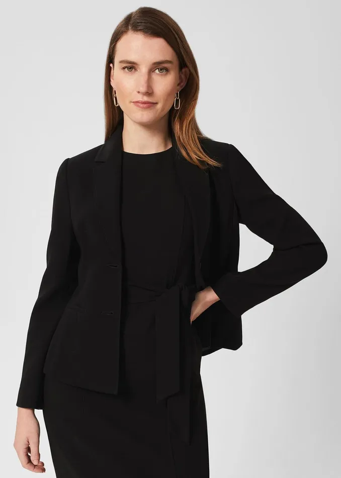 Women Mel Jacket Black Hobbs Suits and CoOrds