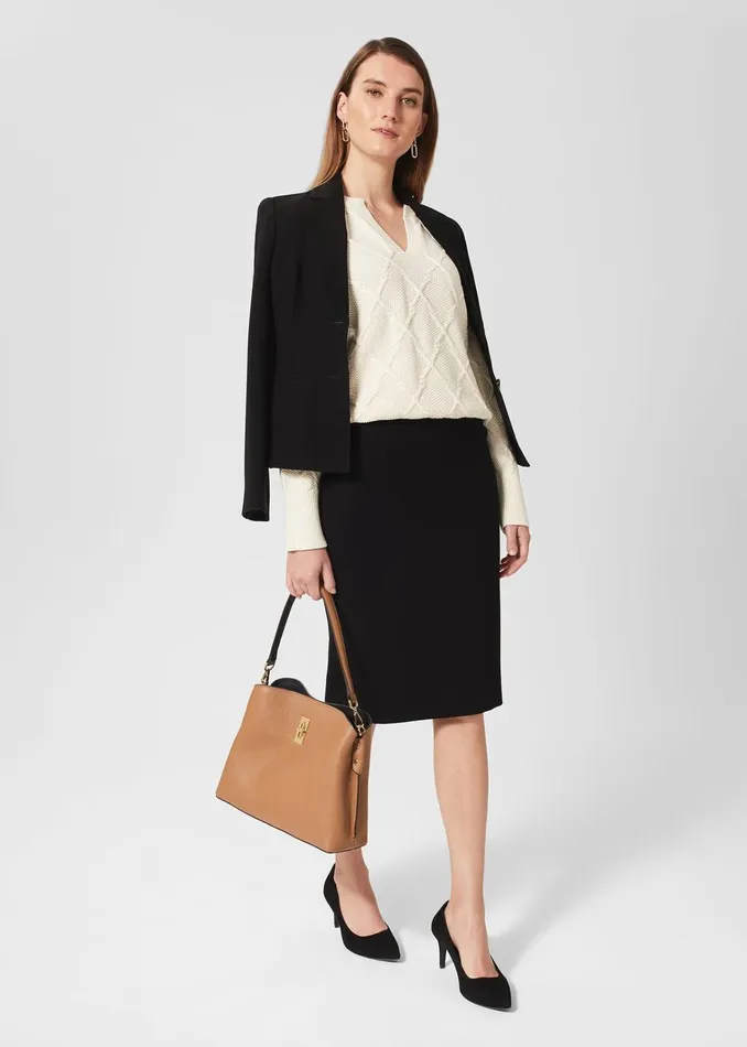 Women Mel Jacket Black Hobbs Suits and CoOrds