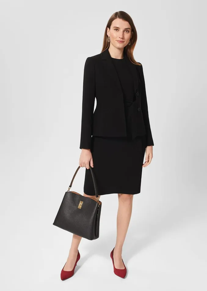 Women Mel Jacket Black Hobbs Suits and CoOrds