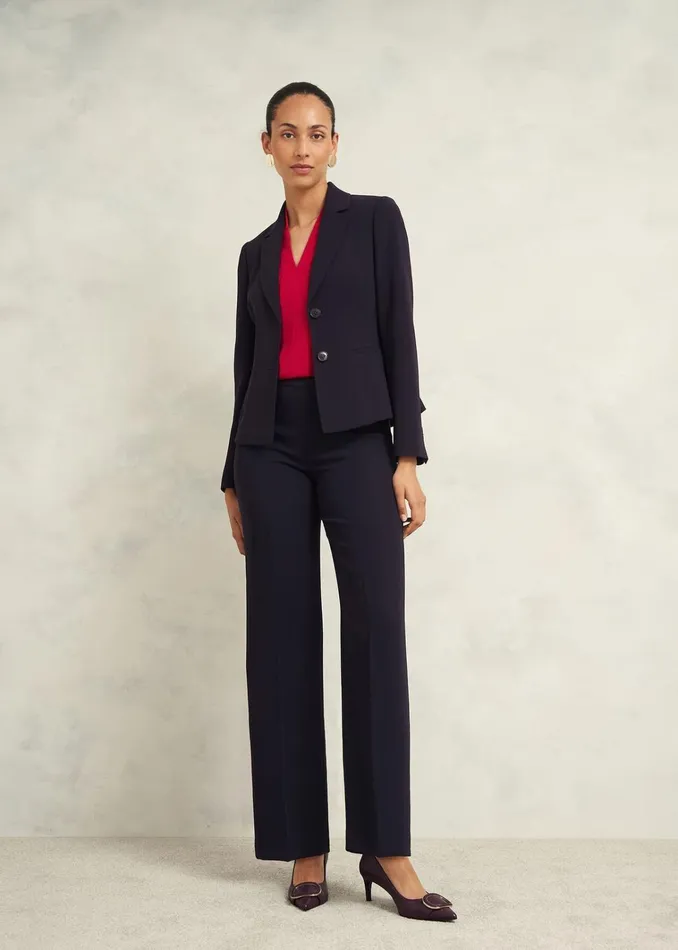 Women Mel Jacket Navy Hobbs Coats and Jackets
