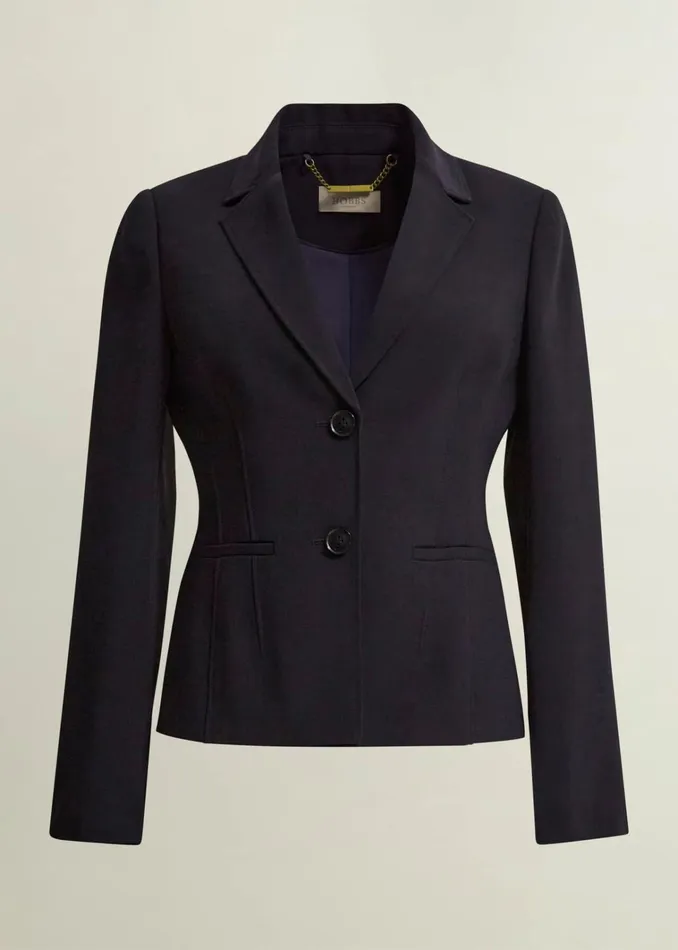 Women Mel Jacket Navy Hobbs Coats and Jackets