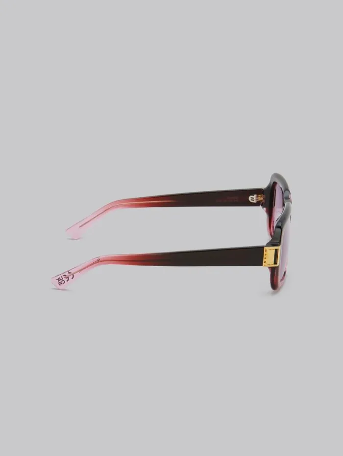 WomenMen Marni Sunglasses Burgundy Zamalek Sunglasses