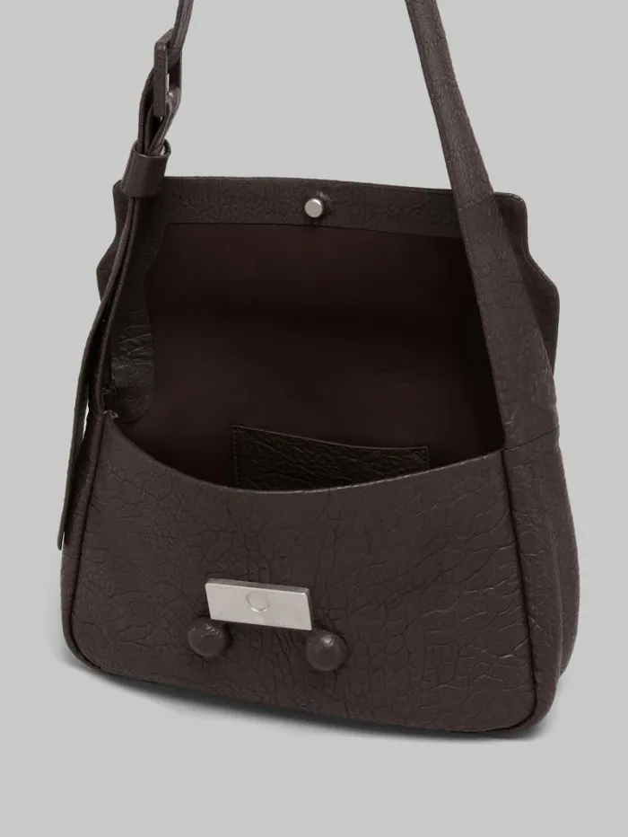 WomenMen Marni Trunkaroo Bag Brown Nappa Medium Trunkaroo Soft Bag
