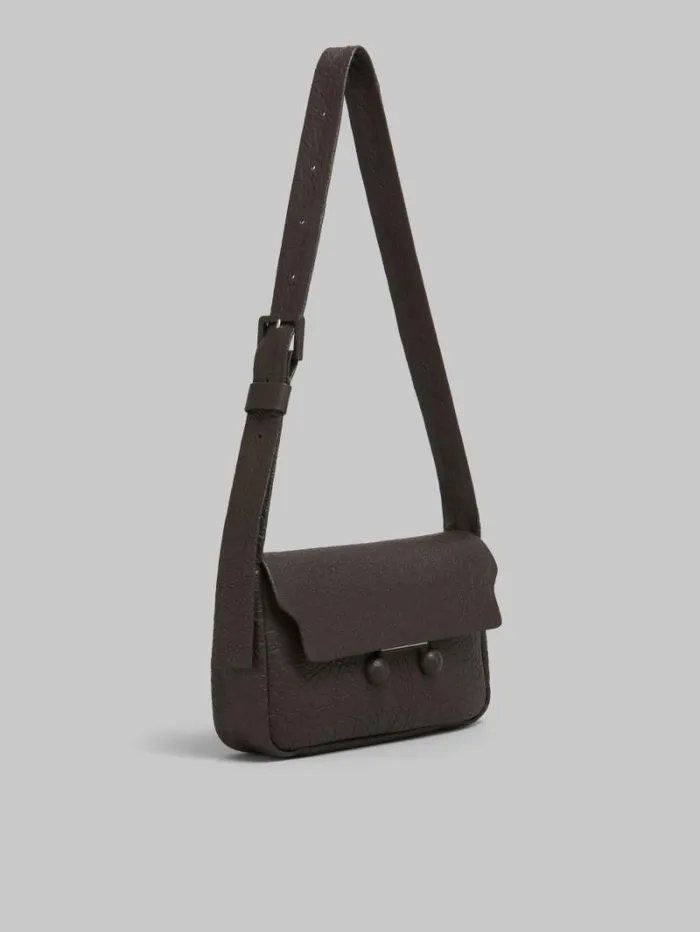 WomenMen Marni Trunkaroo Bag Brown Nappa Medium Trunkaroo Soft Bag