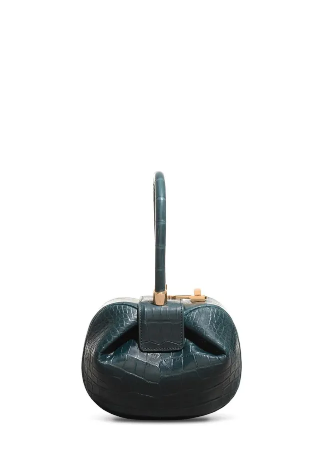WomenMen Mini Bags Gabriela Hearst Demi Bag In Green Crocodile Leather