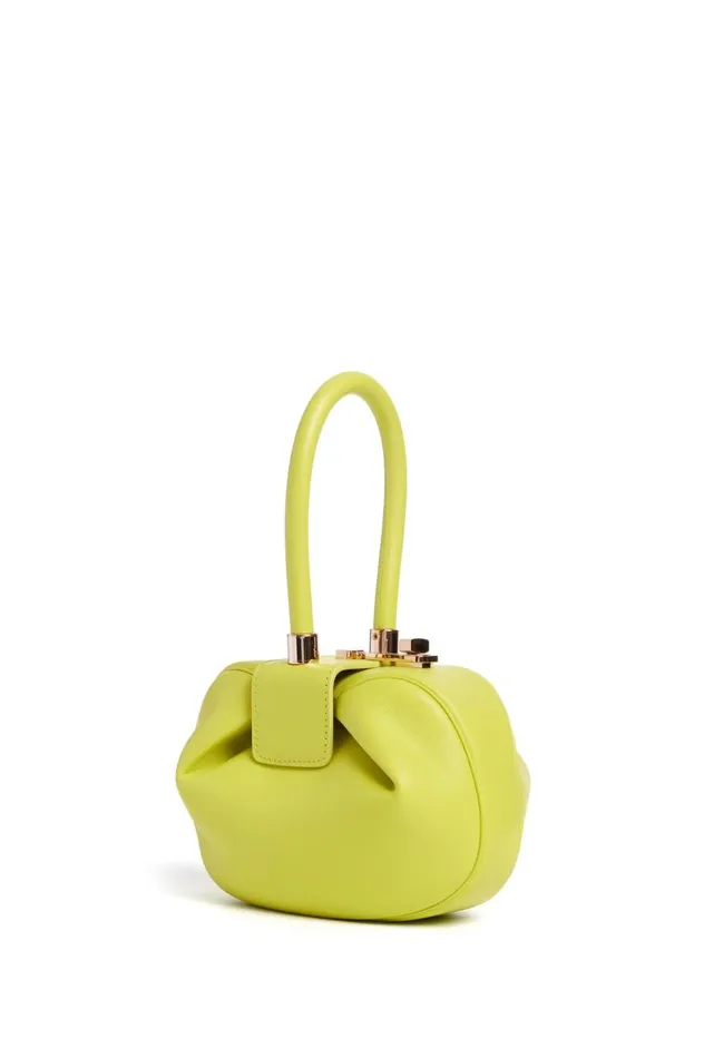 WomenMen Top Handles Gabriela Hearst Demi Bag In Lime Adamite Nappa Leather