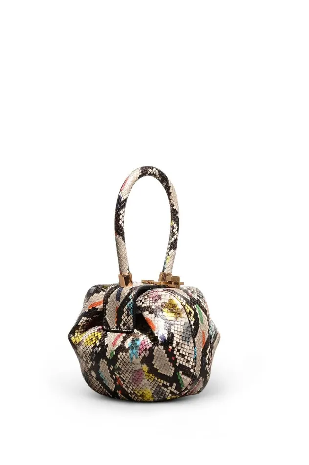 WomenMen Top Handles Gabriela Hearst Demi Bag In Multi Snakeskin