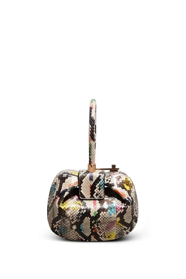 WomenMen Top Handles Gabriela Hearst Demi Bag In Multi Snakeskin
