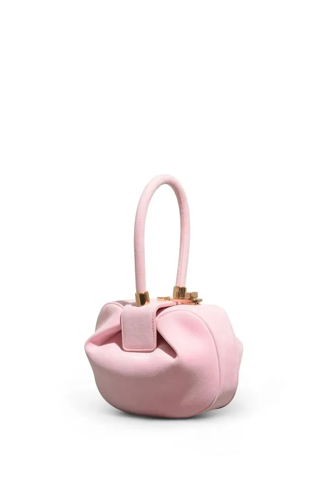 WomenMen Top Handles Gabriela Hearst Demi Bag In Pink Suede