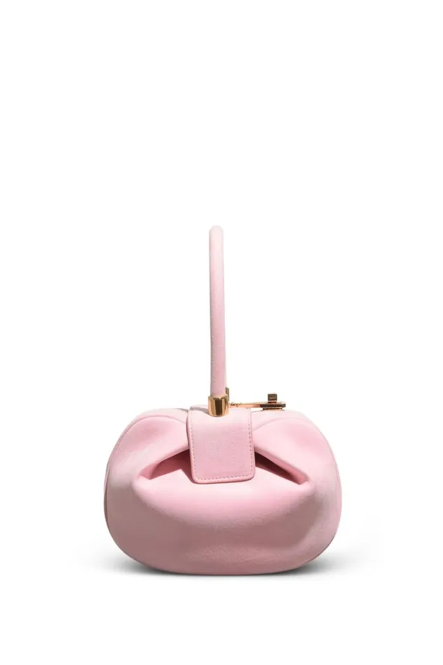 WomenMen Top Handles Gabriela Hearst Demi Bag In Pink Suede
