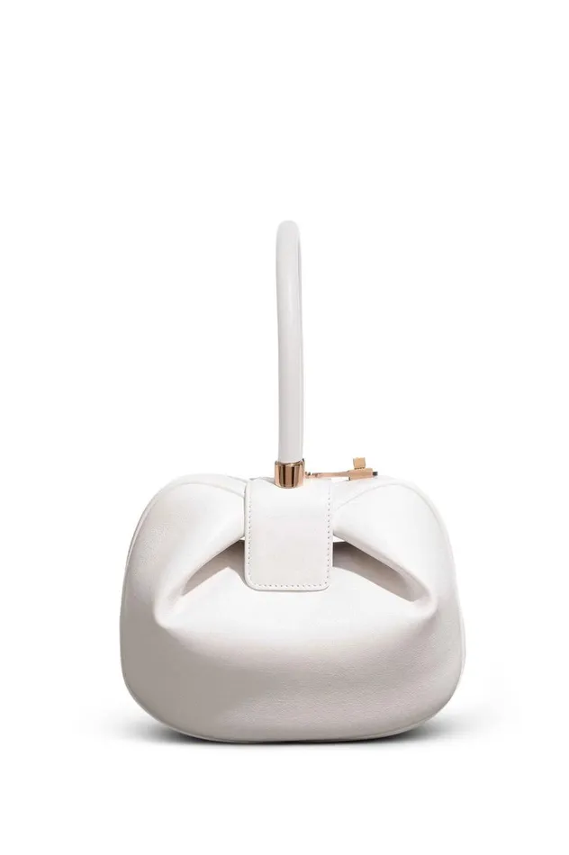 WomenMen Top Handles Gabriela Hearst Nina Bag In Ivory Nappa Leather