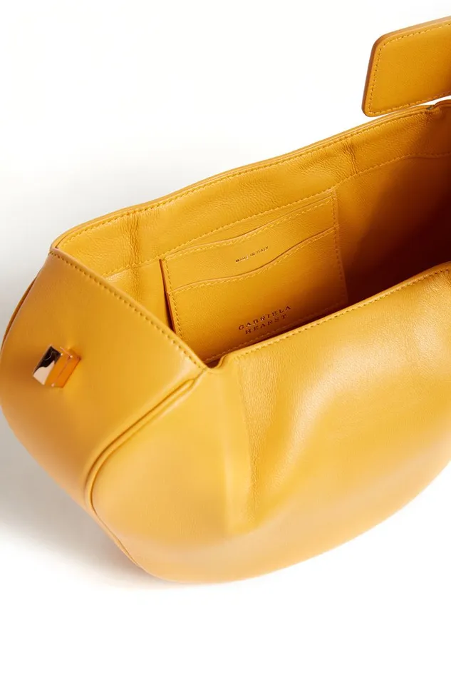 WomenMen Top Handles Gabriela Hearst Nina Bag In Yellow Nappa Leather