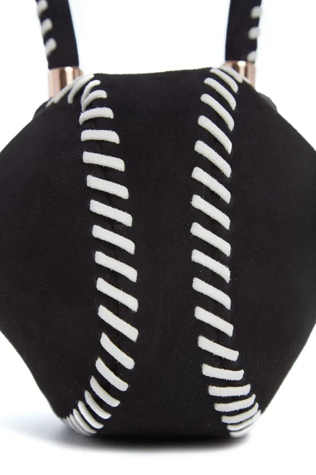WomenMen Top Handles Gabriela Hearst Whipstitch Demi Bag In Black Suede