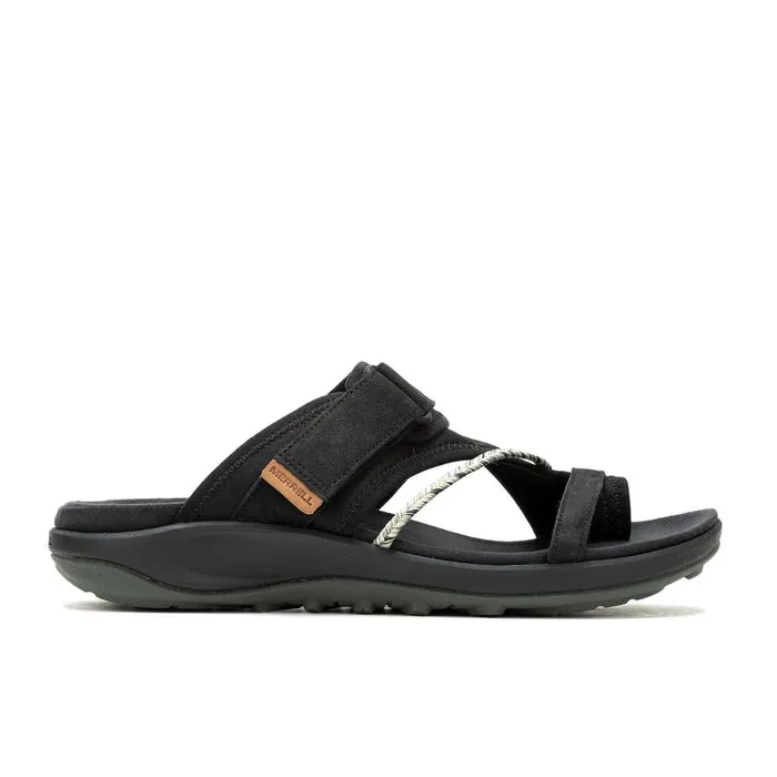 Women Merrell Sandals Terran 4 Post Wrap Black