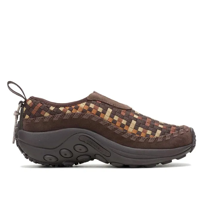 Women Merrell Shoes Jungle Moc EVO Woven 1TRL Bracken