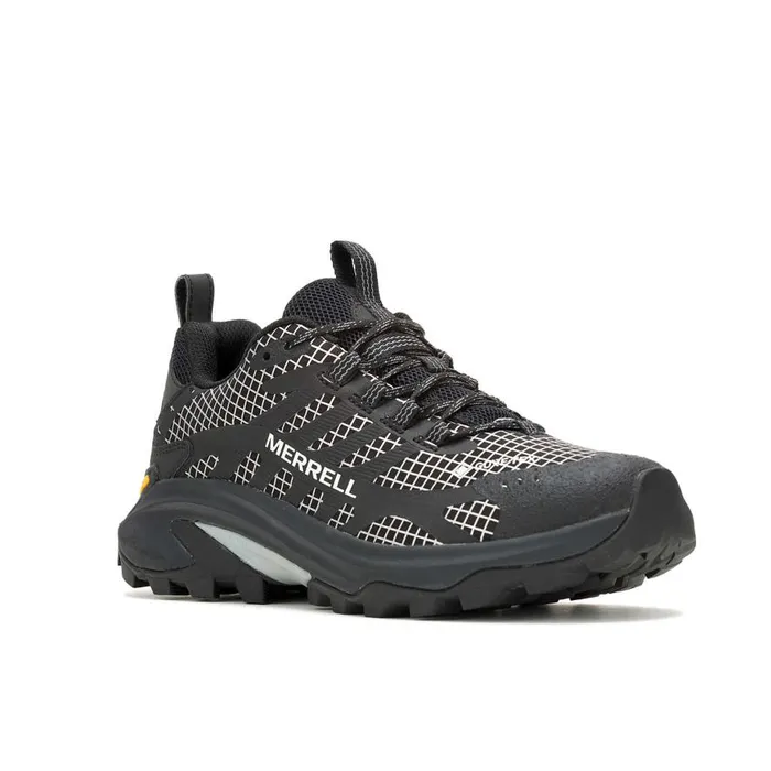 Women Merrell Shoes Moab Speed 2 Reflective GORETEX Black Women Merrell Shoes Moab Speed 2 Reflective GORETEX Black