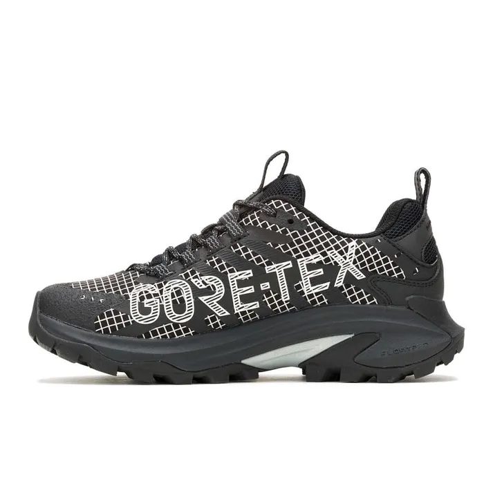 Women Merrell Shoes Moab Speed 2 Reflective GORETEX Black Women Merrell Shoes Moab Speed 2 Reflective GORETEX Black