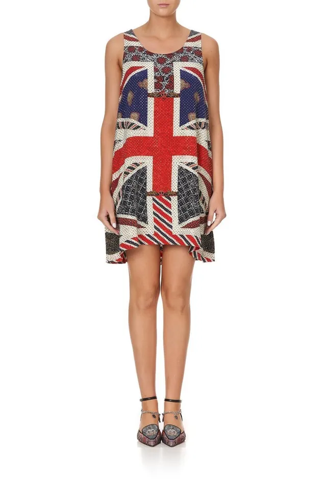 Women Mini Dresses Camilla Round Neck ALine Dress Jack Be Nimble
