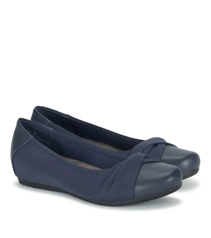 Women Mitsy Casual Flat Navy Baretraps Flats and Loafers